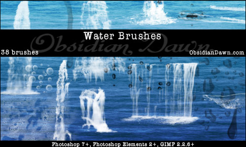 water effects brush photoshop